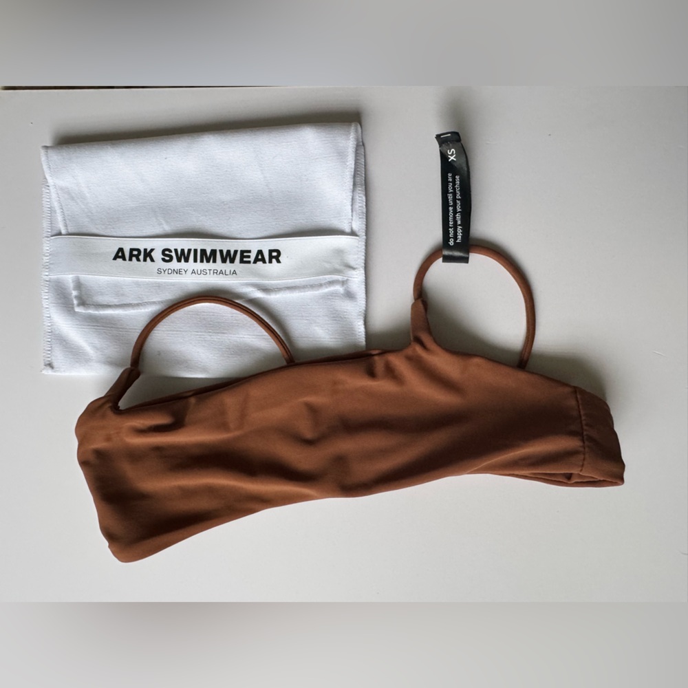 Ark Swimwear Women's Brown Bikini Top